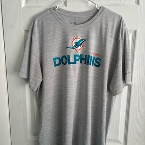 Nike Gray Miami Dolphins Graphic Tee